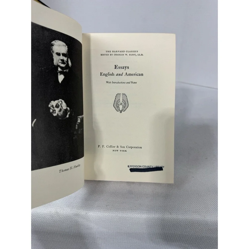 The Harvard Classics Essays English And American 1980